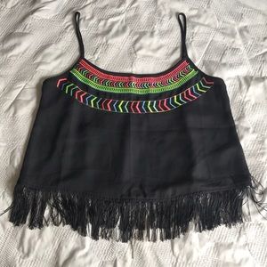 Fringe Tank Top